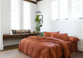 Load image into Gallery viewer, Bamboo Quilt Cover Set RUST