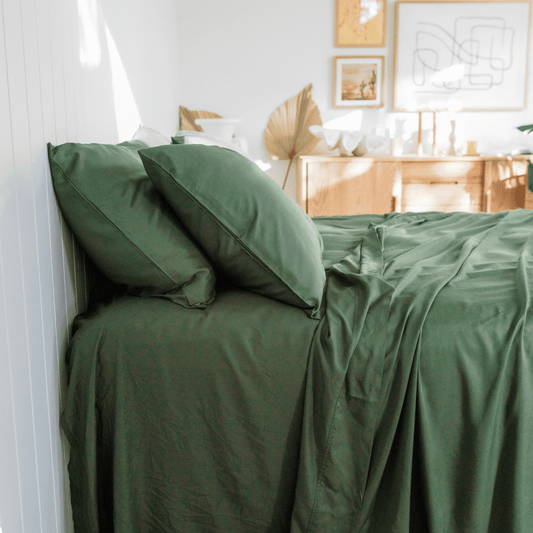 Bamboo Sheet Set HUNTER GREEN