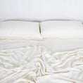 Load image into Gallery viewer, Bamboo Fitted Sheet IVORY
