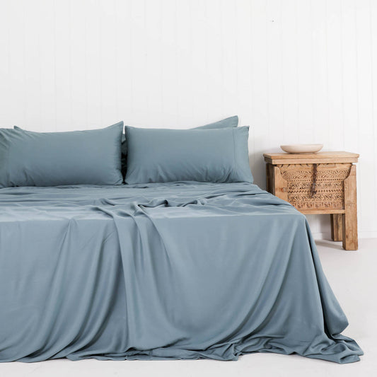 Bamboo Fitted Sheet TEAL