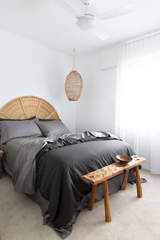 Bamboo Charcoal Quilt Cover Set BLACK