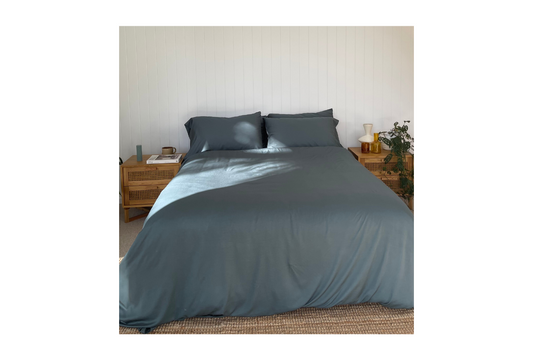 Bamboo Quilt Cover Set BYRON SEA