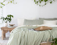 Load image into Gallery viewer, Bamboo Quilt Cover Set GREEN TEA