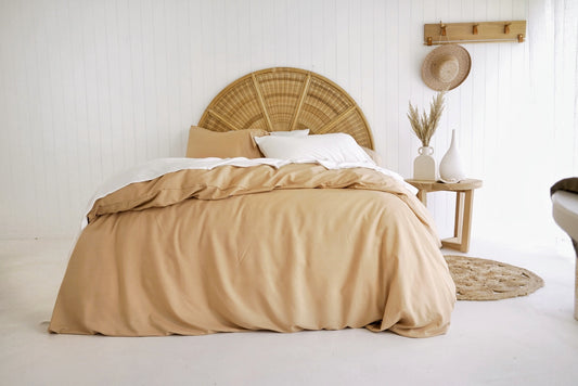 Bamboo Quilt Cover Set WHEAT