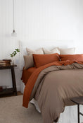 Load image into Gallery viewer, Bamboo Quilt Cover Set MOCHA
