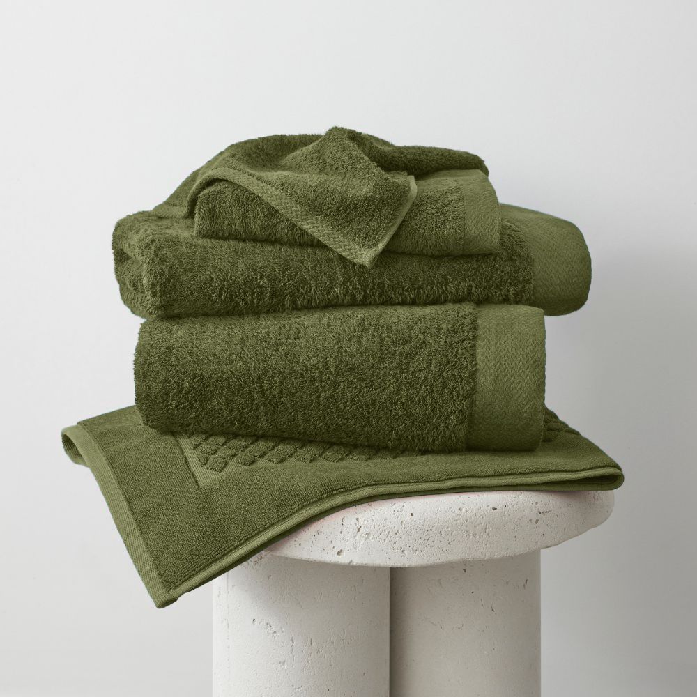 Bamboo Towels - Moss Green