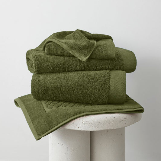 Bamboo Towels - Moss Green