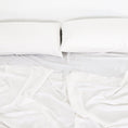Load image into Gallery viewer, Bamboo Fitted Sheet WHITE
