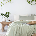 Load image into Gallery viewer, Bamboo Quilt Cover Set GREEN TEA