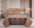 Load image into Gallery viewer, Ivory Gold Jacquard Bridal Bedspread