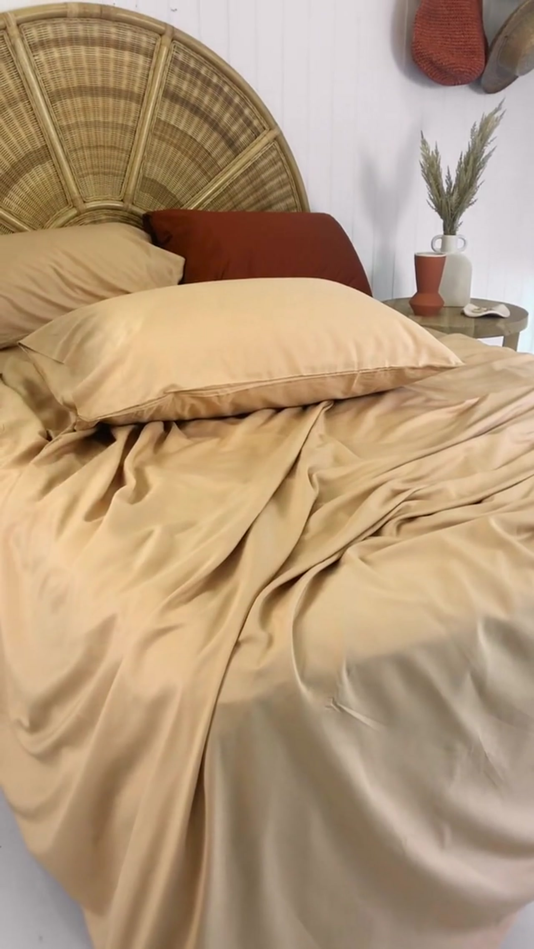 Bamboo Fitted Sheet WHEAT