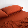 Load image into Gallery viewer, RUST Quilt Cover Set & Fitted Sheet Bundle

