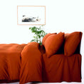 Load image into Gallery viewer, RUST Quilt Cover Set & Fitted Sheet Bundle