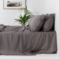 Load image into Gallery viewer, Bamboo Fitted Sheet DOVE GREY
