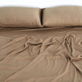 Load image into Gallery viewer, Bamboo Fitted Sheet MOCHA