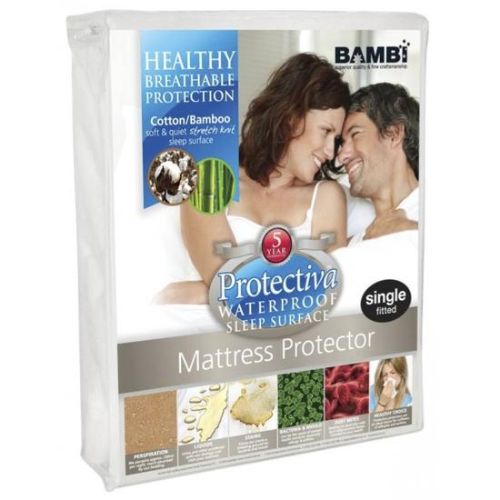 Mattress Protector Cotton & Bamboo Stretch Knit
