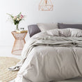 Load image into Gallery viewer, Bamboo Fitted Sheet SILVER