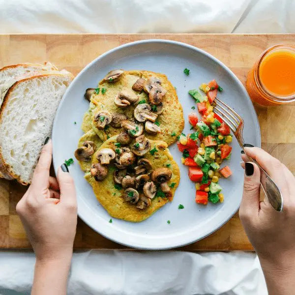 Vegan Omelette by Miss Marzipan