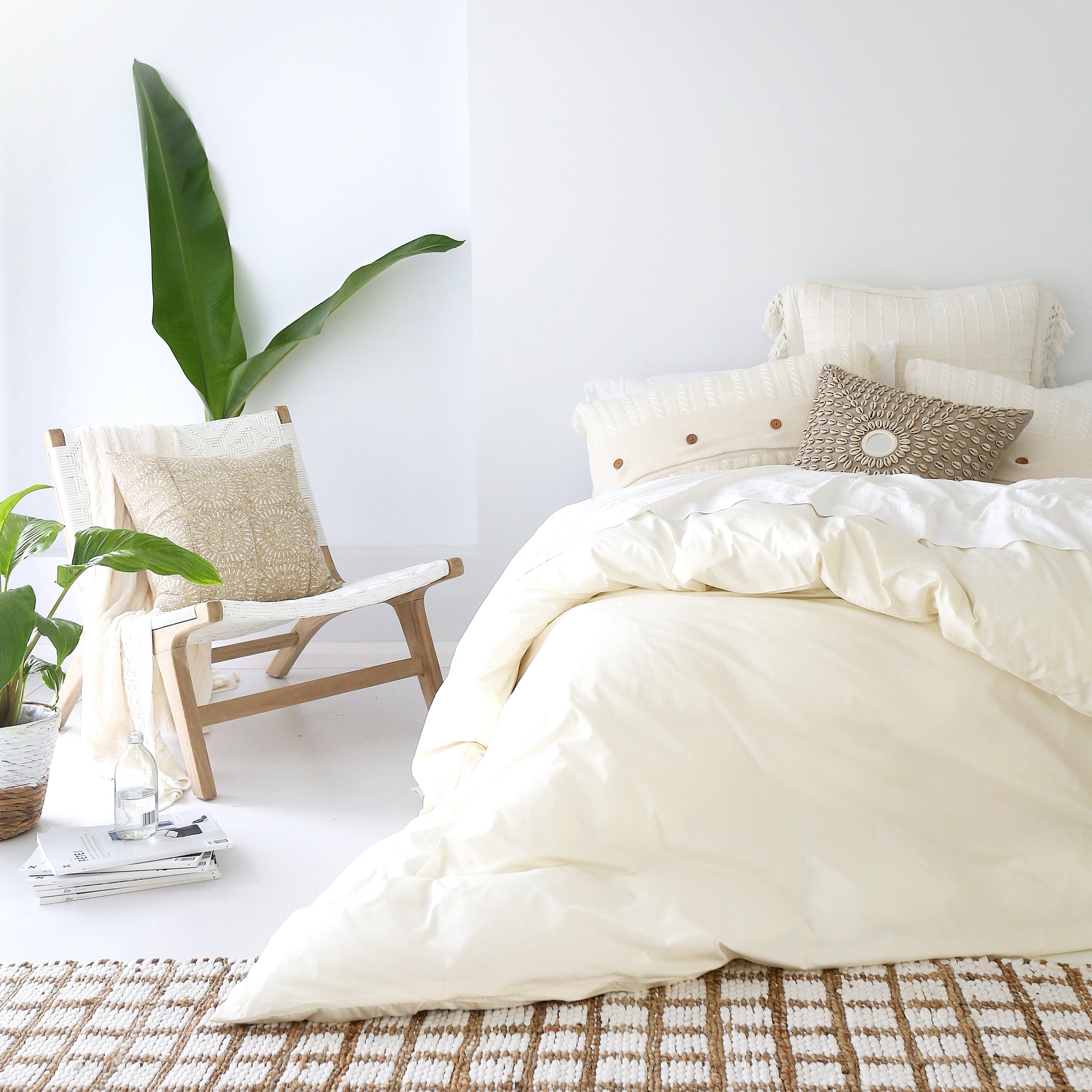 Bamboo Quilt Cover Set LATTE