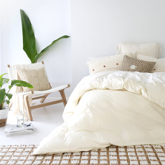 Bamboo Quilt Cover Set LATTE
