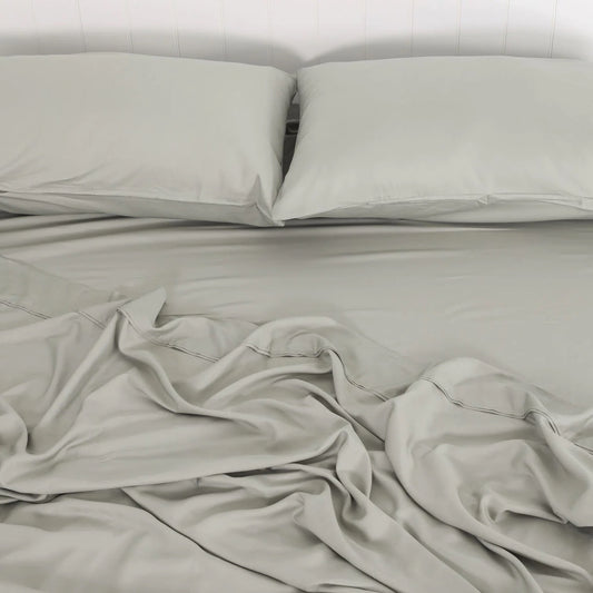 Fitted Sheet and Pillow Case Bundle GREEN TEA