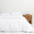 Load image into Gallery viewer, Bamboo Quilt Cover Set WHITE
