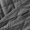Load image into Gallery viewer, Lightweight Bamboo Quilt CHARCOAL
