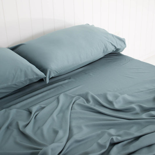 Bamboo Fitted Sheet TEAL