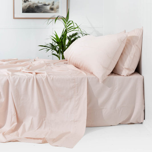 Bamboo Flat Sheet CLAY PINK