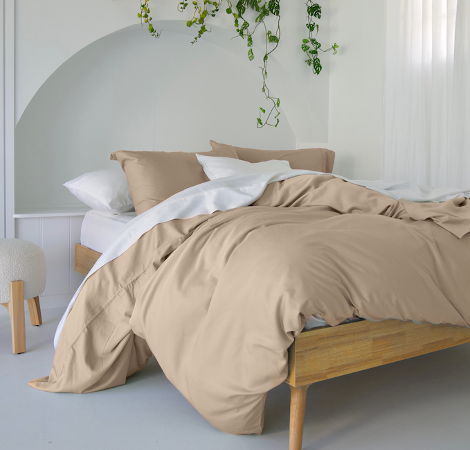 Bamboo Quilt Cover Set SAND