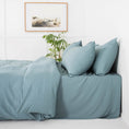 Load image into Gallery viewer, Bamboo Quilt Cover Set TEAL
