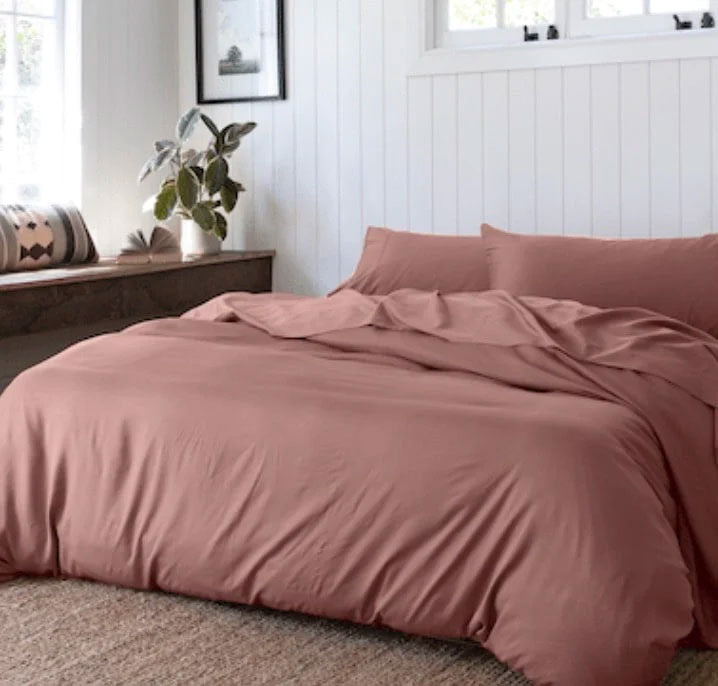Quilt Cover Set & Fitted Sheet Bundle PROTEA PINK