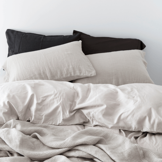 Bamboo Quilt Cover Set SILVER