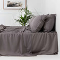 Load image into Gallery viewer, Bamboo Fitted Sheet DOVE GREY
