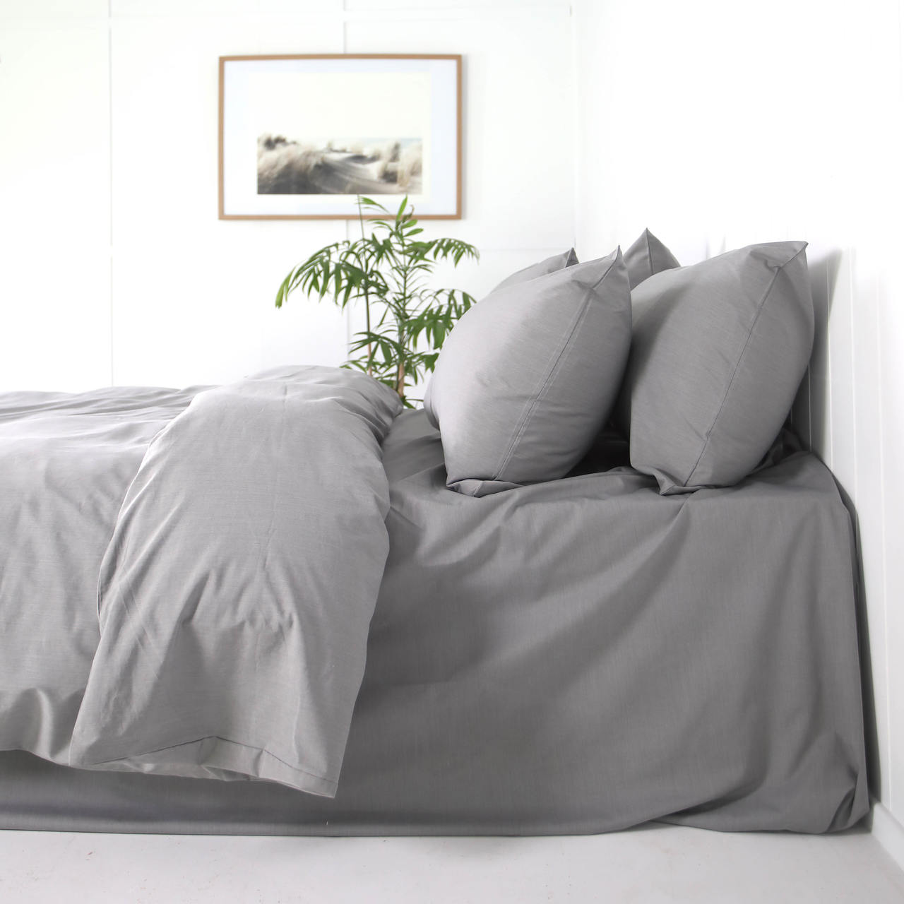 Bamboo Charcoal Quilt Cover Set GREY