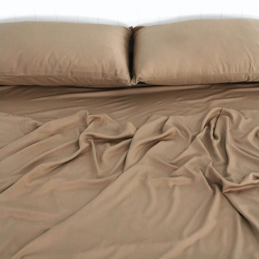 Bamboo Fitted Sheet MOCHA